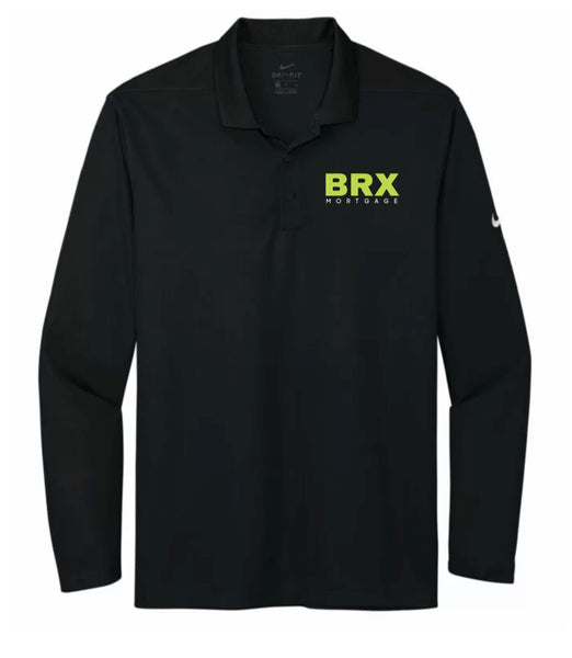 BRX Nike 3 Button Collar Longsleeve